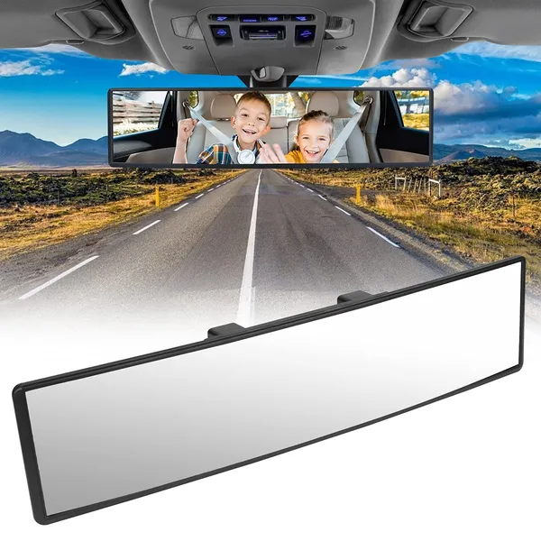 Uraqt_Rear_View_Mirror_Universal_Anti_Glare_Learner_Driving_Instructor_Mirror_Hd_Convex_Rearview_Mirror_Suitable_For_Car_Suv_Crv_Vans_Trucks_Wide_Angle_Rear_View_Mirror_300_X_8_5_Mm