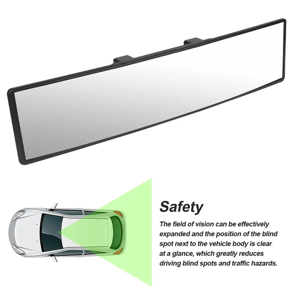 Uraqt_Rear_View_Mirror_Universal_Anti_Glare_Learner_Driving_Instructor_Mirror_Hd_Convex_Rearview_Mirror_Suitable_For_Car_Suv_Crv_Vans_Trucks_Wide_Angle_Rear_View_Mirror_300_X_8_5_Mm