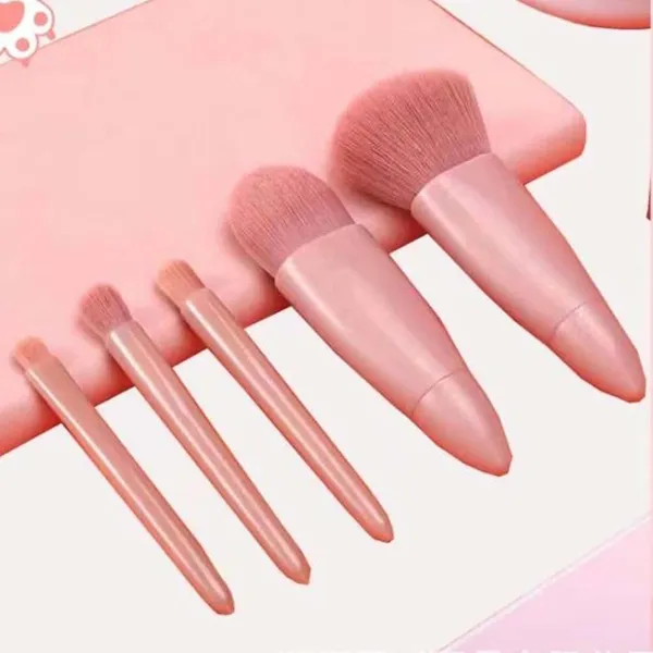 Coshine_Easy_Taken_Travel_Makeup_Brush_Set_Coshine_5pcs_Mini_Complete_Function_Cosmetic_Brushes_Kit_5pcs_With_Mirror