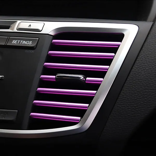8sanlione_Car_Air_Conditioner_Decoration_Strip_For_Vent_Outlet_20_Pieces_Universal_Waterproof_Bendable_Polyvinyl_Chloride_Trim_Decoration_Suitable_For_Most_Car_Interior_Accessories_Purple