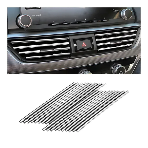 20_Pieces_Car_Air_Conditioner_Decoration_Strip_For_Vent_Outlet_Universal_Waterproof_Bendable_Air_Vent_Outlet_Trim_Decoration_Suitable_For_Most_Air_Vent_Outlet_Car_Interior_Accessories_Silver