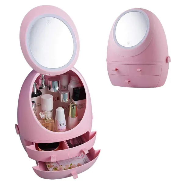 Mirror_Makeup_Organizer_Modern_Jewelry_And_Cosmetic_Storage_Display_Boxes_With_Rotate_Mirror_Skin_Care_Products_Organizer_Dresser_Vanity_And_Counter_Top_3_Drawers_Multi_Colour