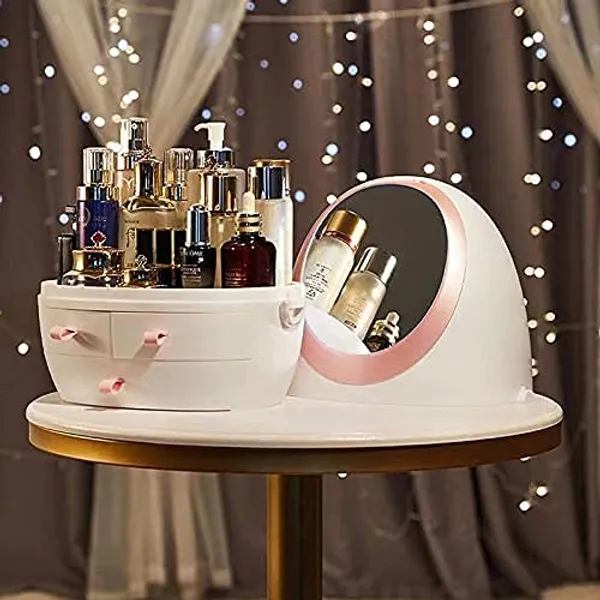 Mirror_Makeup_Organizer_Modern_Jewelry_And_Cosmetic_Storage_Display_Boxes_With_Rotate_Mirror_Skin_Care_Products_Organizer_Dresser_Vanity_And_Counter_Top_3_Drawers_Multi_Colour