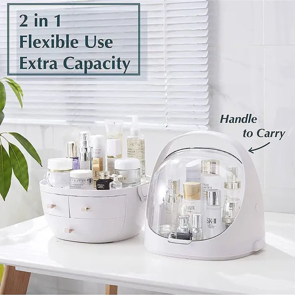 Makeup_Organizer_Modern_Jewelry_And_Cosmetic_Storage_Display_Boxes_With_Rotate_Mirror_Skin_Care_Products_Organizer_Dresser_Vanity_And_Counter_Top_3_Drawers_Multi_Colour