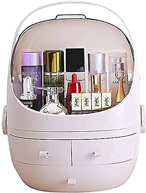 Makeup_Organizer_Modern_Jewelry_And_Cosmetic_Storage_Display_Boxes_With_Rotate_Mirror_Skin_Care_Products_Organizer_Dresser_Vanity_And_Counter_Top_3_Drawers_Multi_Colour