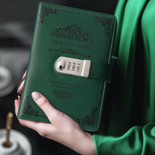 Xiyunte_Diaries_With_Lock_A5_Adult_Diary_With_Lock_Vintage_Pu_Leather_Journal_Notebook_With_Pen_Personal_Diary_With_Pen_Holde_200_Pages_100gsm_Premium_Thick_Paper_Gift_Box_Green