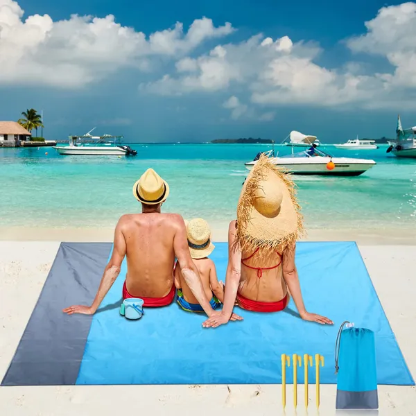 Gonlei_Beach_Blanket_Picnic_Mat_Extra_Large_83_X79_Waterproof_Sandproof_Quick_Drying_Beach_Mat_With_Portable_Case_Bag_And_4_Fixed_Nails_For_Beach_Camping_Music_Hiking_And_Grass_Trips_Blue