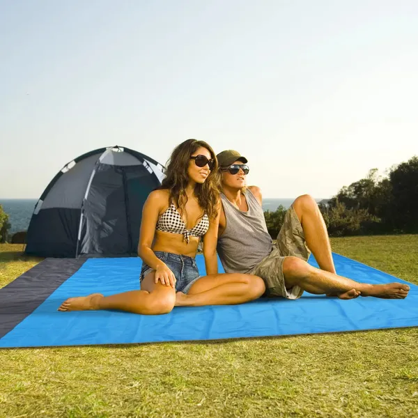 Gonlei_Beach_Blanket_Picnic_Mat_Extra_Large_83_X79_Waterproof_Sandproof_Quick_Drying_Beach_Mat_With_Portable_Case_Bag_And_4_Fixed_Nails_For_Beach_Camping_Music_Hiking_And_Grass_Trips_Blue