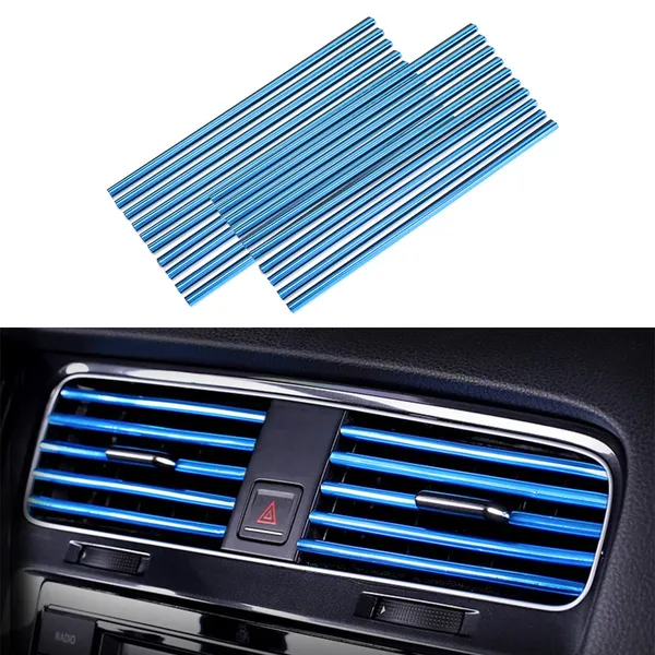 20_Pcs_Car_Air_Conditioner_Outlet_Decoration_Strip_Waterproof_Bendable_Accessories_Protection_For_Car_Air_Vent_Compatible_With_Most_Air_Vent_Type_Car_Interior_Accessories_For_Men_Women_Blue