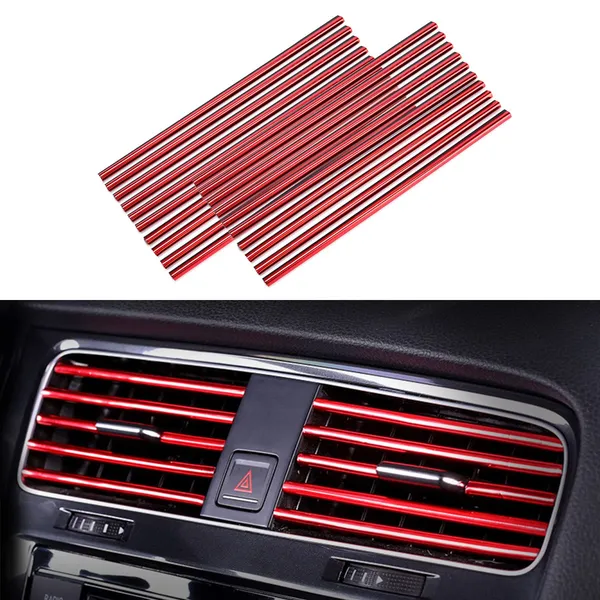 20_Pcs_Car_Air_Conditioner_Outlet_Decoration_Strip_Waterproof_Bendable_Accessories_Protection_For_Car_Air_Vent_Compatible_With_Most_Air_Vent_Type_Car_Interior_Accessories_For_Men_Women_Red