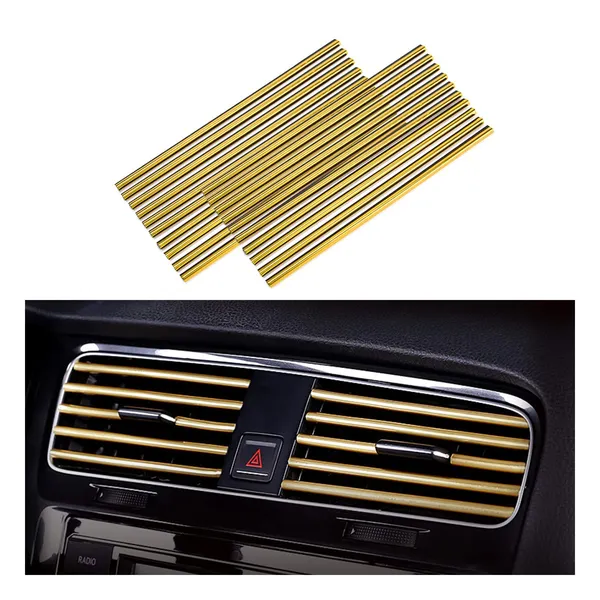 20_Pcs_Car_Air_Conditioner_Outlet_Decoration_Strip_Waterproof_Bendable_Accessories_Protection_For_Car_Air_Vent_Compatible_With_Most_Air_Vent_Type_Car_Interior_Accessories_For_Men_Women_Gold