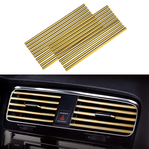 20_Pcs_Car_Air_Conditioner_Outlet_Decoration_Strip_Waterproof_Bendable_Accessories_Protection_For_Car_Air_Vent_Compatible_With_Most_Air_Vent_Type_Car_Interior_Accessories_For_Men_Women_Gold
