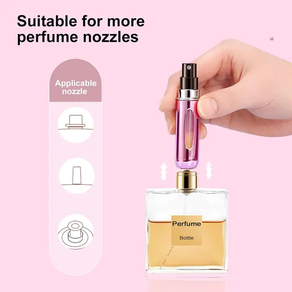 Yamadura_Portable_Mini_Perfume_Atomizer_Refillable_Spray_Bottle_Scent_Pump_Case_5ml_5_Pack_Pink_Gold_Black_Silver_Blue