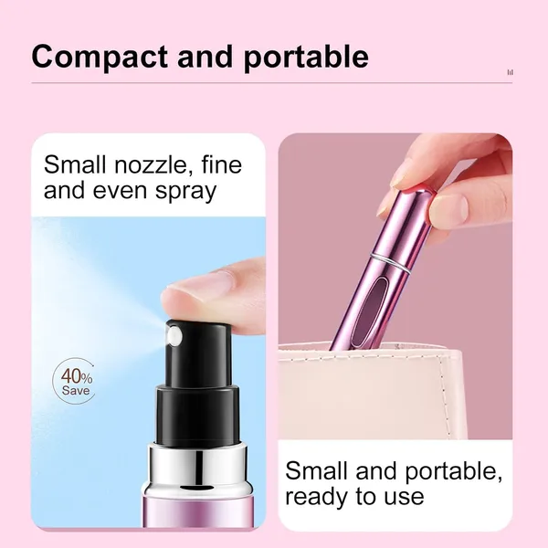 Yamadura_Portable_Mini_Perfume_Atomizer_Refillable_Spray_Bottle_Scent_Pump_Case_5ml_5_Pack_Pink_Gold_Black_Silver_Blue