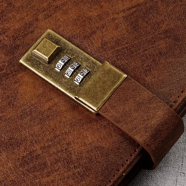 Wemate_Diary_With_Lock_A5_Pu_Leather_Journal_With_Lock_240_Pages_Brown_Vintage_Lock_Journal_Password_Notebook_With_Pen_Gift_Box_Lock_Diary_Planner_Organizer_For_Men_And_Women_8_6x5_8in