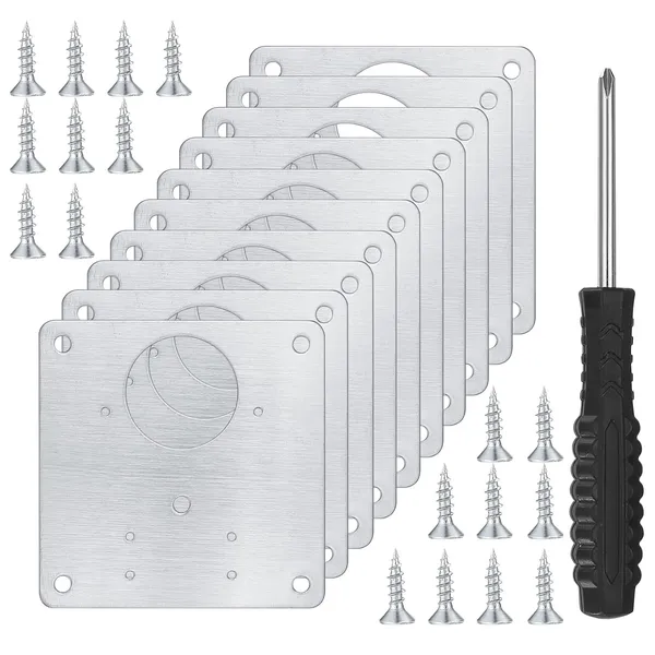 Repair_Kit_Stainless_Steel_Hinges_10_Pieces_Brackets_Plate_And_Screws_80_Screws_And_Screwdriver_For_Repair_Kitchen_Cabinets_Cabinets_Doors_Connecting_And_Repairing_Plates_And_Brackets_On_Flat_Surfaces