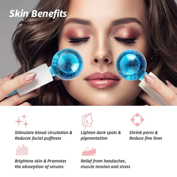 2_Pcs_Ice_Globes_For_Facials_Blue