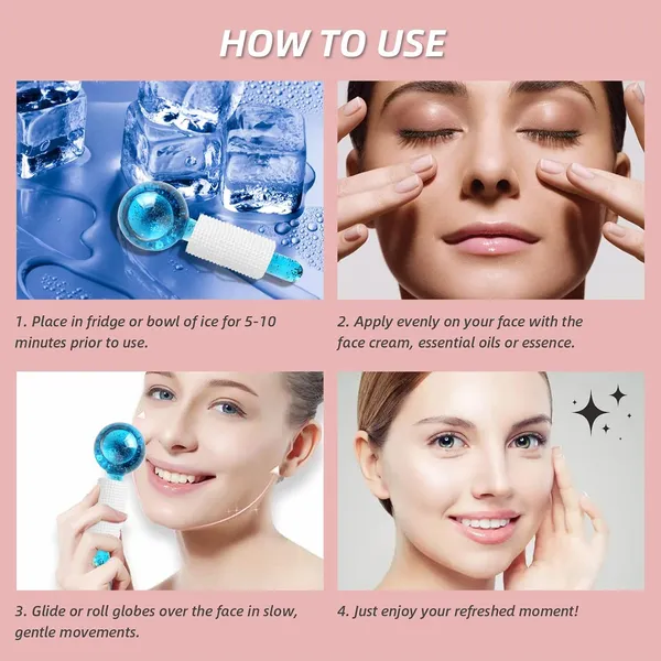 2_Pcs_Ice_Globes_For_Facials_Blue