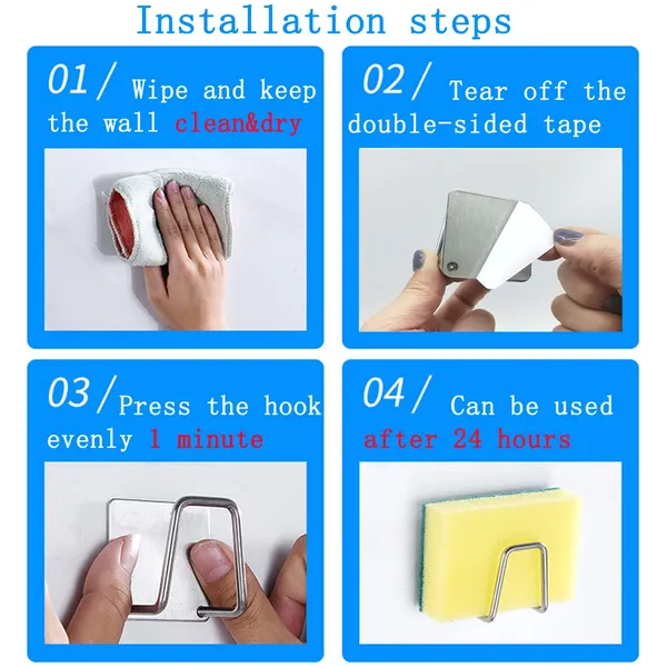 Leftstarer_4_Pack_Sink_Sponge_Holder_For_Kitchen_Sink_Premium_Sus304_Stainless_Steel_Rustproof_Waterproof_Quick_Drying_Small_Strong