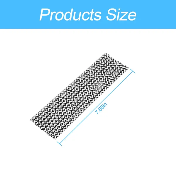 8sanlione_Polyvinyl_Chloride_Pvc_20pcs_Air_Conditioner_Decoration_Strip_Diy_Vent_Outlet_Trim_Bendable_Interior_Accessory_Molding_For_Most_Outlets_White_Lattice