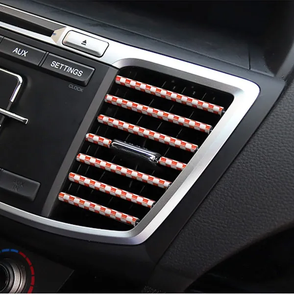 8sanlione_Polyvinyl_Chloride_Pvc_20pcs_Car_Air_Conditioner_Decoration_Strip_Diy_Air_Vent_Outlet_Trim_Strip_Bendable_Car_Interior_Accessories_Car_Molding_Strip_For_Most_Air_Vent_Outlet_Red_Lattice_Decorative_Accent_Lines_Insert_Style_Placement_Fits_Compatible_Outlet_Gaps_Car_Interior_Accessories