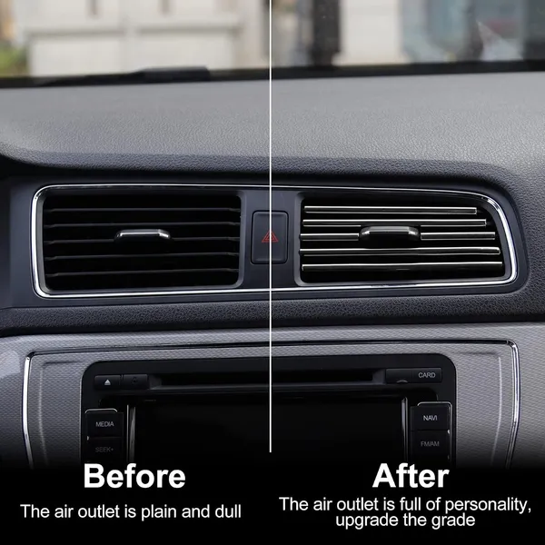 Singaro_20_Pieces_Car_Air_Conditioner_Air_Outlet_Decorative_Strips_Bendable_Diy_Decorative_Strips_Universal_For_Most_Air_Outlets_Car_Interior_Accessories_Silver