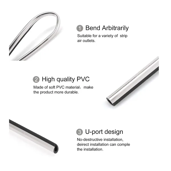 Singaro_20_Pieces_Car_Air_Conditioner_Air_Outlet_Decorative_Strips_Bendable_Diy_Decorative_Strips_Universal_For_Most_Air_Outlets_Car_Interior_Accessories_Silver