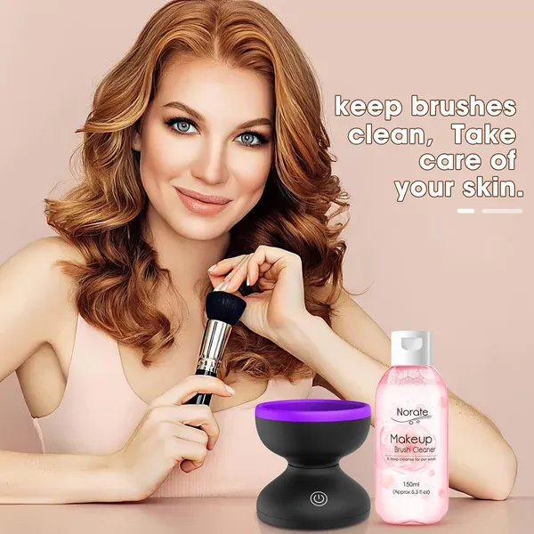 Norate_Electric_Makeup_Brush_Cleaner_Make_Up_Brush_Clean_Machine_Brush_Cleaning_Mat_Automatic_Cosmetic_Paint_Brush_Cleaner_Spinner_Christmas_Stocking_Stuffers_Gifts_For_Women_Girlfriend_Wife