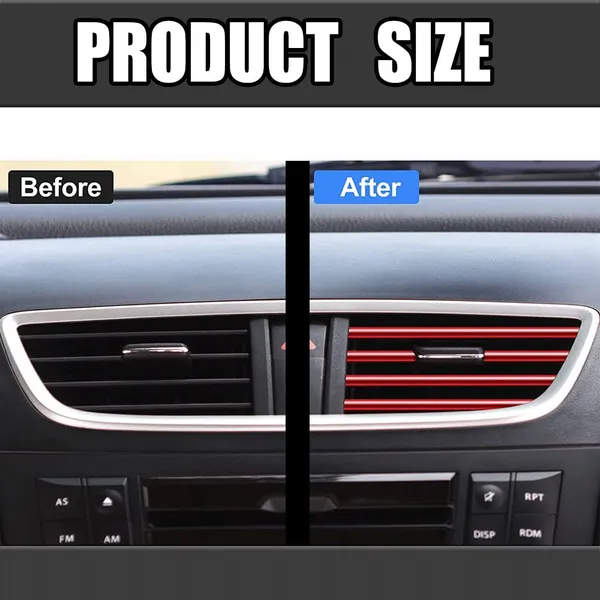20pcs_Car_Air_Conditioner_Decoration_Strip_Universal_Waterproof_Bendable_Air_Vent_Outlet_Trim_For_Most_Vents_Red