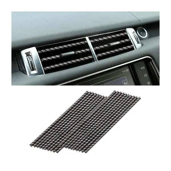 20pcs_Car_Air_Conditioner_Decoration_Strip_Auto_Air_Vent_Outlet_Chrome_Diy_Trim_Waterproof_Moulding_Bendable_Protection_Line_Car_Decor_Accessories_For_Most_Cars_Carbon_Fiber