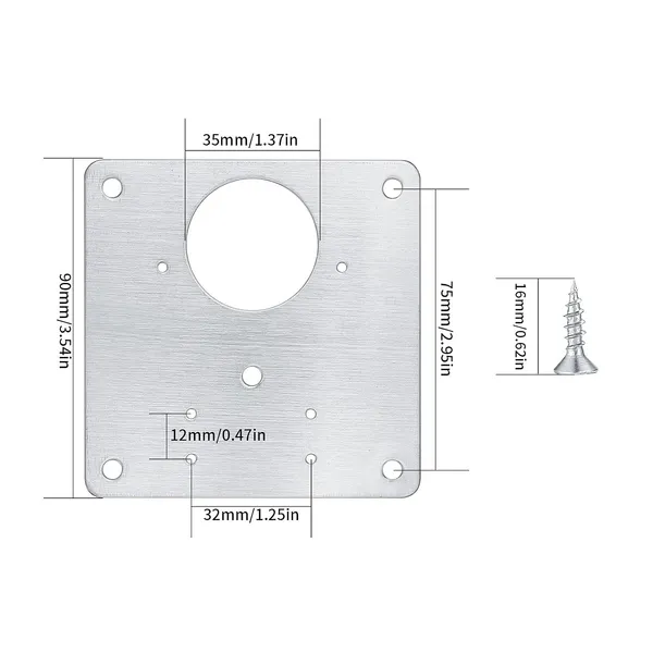 2_Pcs_Stainless_Steel_Cabinet_Hinge_Repair_Plates_With_16_Screws_Flat_Fixing_Brackets_To_Mend_Kitchen_Cupboard_Doors_2