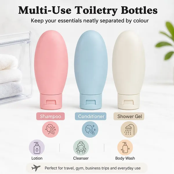 Ddup_3_Pcs_Travel_Bottles_Set_60ml_Travel_Bottles_Containers_Small_Mini_Empty_Plastic_Squeeze_Bottles_For_Travel_Toiletries_Shampoo_And_Conditioner_With_Storage_Bag_Multicolor
