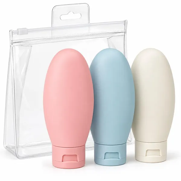Ddup_3_Pcs_Travel_Bottles_Set_60ml_Travel_Bottles_Containers_Small_Mini_Empty_Plastic_Squeeze_Bottles_For_Travel_Toiletries_Shampoo_And_Conditioner_With_Storage_Bag_Multicolor