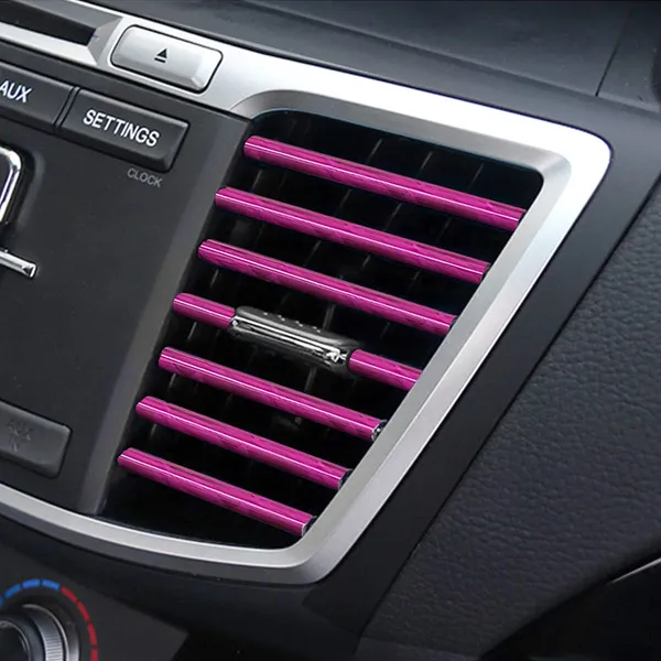 8sanlione_20pcs_Waterproof_Bendable_Car_Air_Vent_Trim_Strips_Ice_Rose_Red_Decorative_Accent_Lines_Insert_Style_Placement_Fits_Compatible_Outlet_Gaps_Car_Interior_Accessories