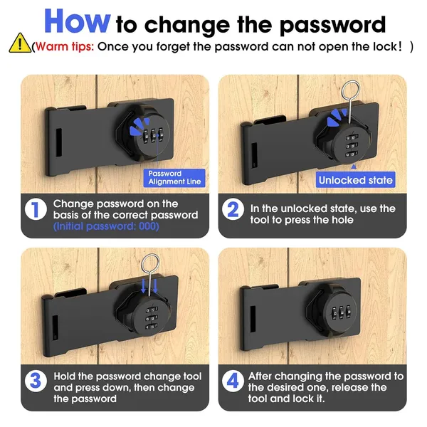Mechanical_Password_Rotary_Hasp_Locks_Cabinet_Locks_With_Combination_Door_Security_Gate_Locks_For_Small_Doors_Cabinets_Barn_Door_Bathroom_Outdoor_Closet_Fence_Black_Heavy_Duty_Aluminum_Alloy_Password_Doors_Lock_Latch_For_Barn_Door_Window_Fence_Closet_Shed_And_Gate_Latch