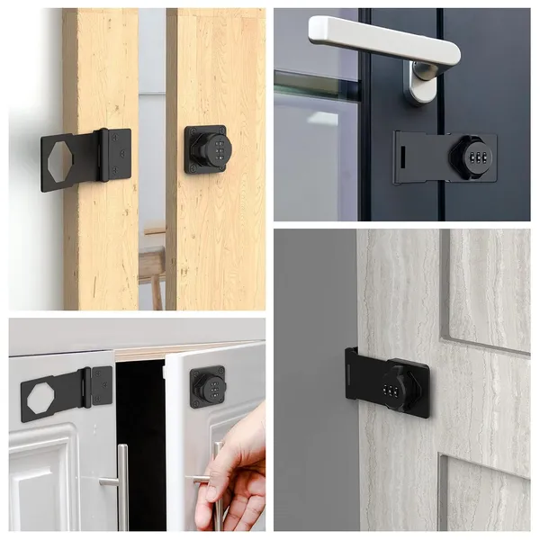 Mechanical_Password_Rotary_Hasp_Locks_Cabinet_Locks_With_Combination_Door_Security_Gate_Locks_For_Small_Doors_Cabinets_Barn_Door_Bathroom_Outdoor_Closet_Fence_Black_Heavy_Duty_Aluminum_Alloy_Password_Doors_Lock_Latch_For_Barn_Door_Window_Fence_Closet_Shed_And_Gate_Latch