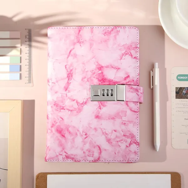 Cagie_Marble_Diary_With_Lock_For_Girls_And_Women_Waterproof_Journal_With_Lock_192_Pages_Secret_Girls_Locked_Diary_With_Pen_Password_Locked_Journals_For_Teen_Girls_A5_Pink