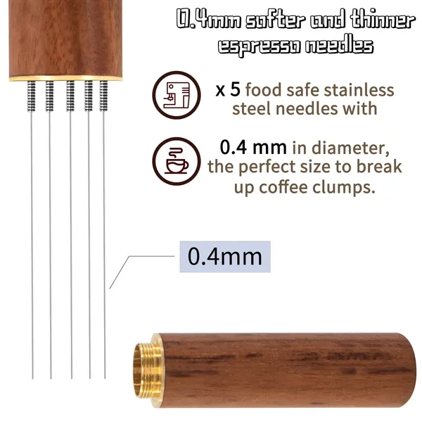 Zayin_Espresso_Coffee_Stirrer_Distribution_Tool_5_Needles_0_4mm_Natural_Wood_Handle_And_Stand