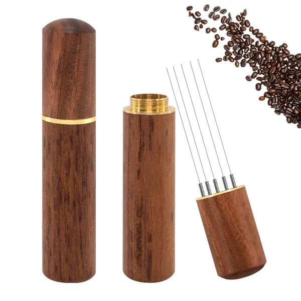 Zayin_Espresso_Coffee_Stirrer_Distribution_Tool_5_Needles_0_4mm_Natural_Wood_Handle_And_Stand