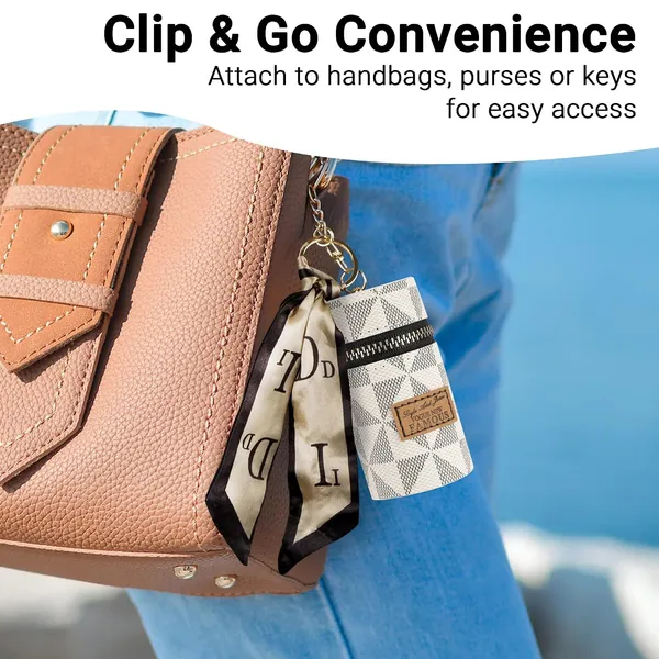 Adorila_2_Pack_Lipstick_Case_Leather_Lip_Gloss_Bag_For_Purse_Travel_Lipstick_Organizer_With_Keychain_For_Women_Brown_White_Brown_Pink