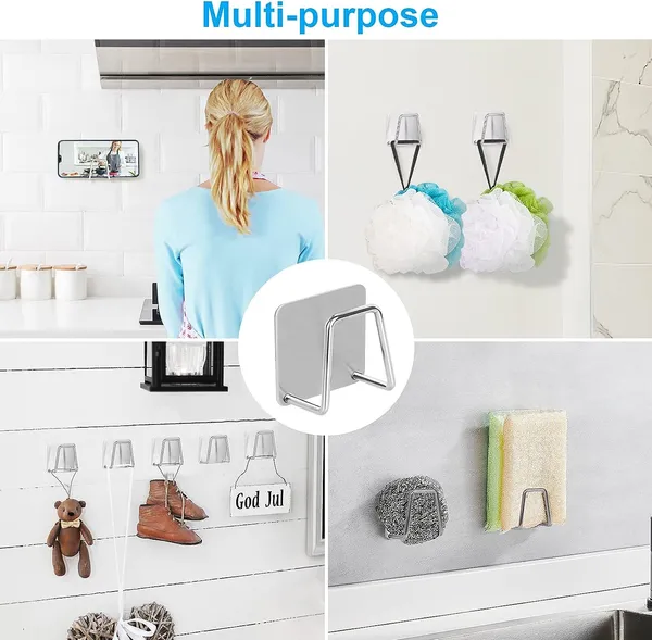 Adhesive_Sponge_Holder_Sink_Caddy_For_Kitchen_Accessories_Sus304_Stainless_Steel_Rust_Proof_Waterproof_Quick_Drying_2_Pack