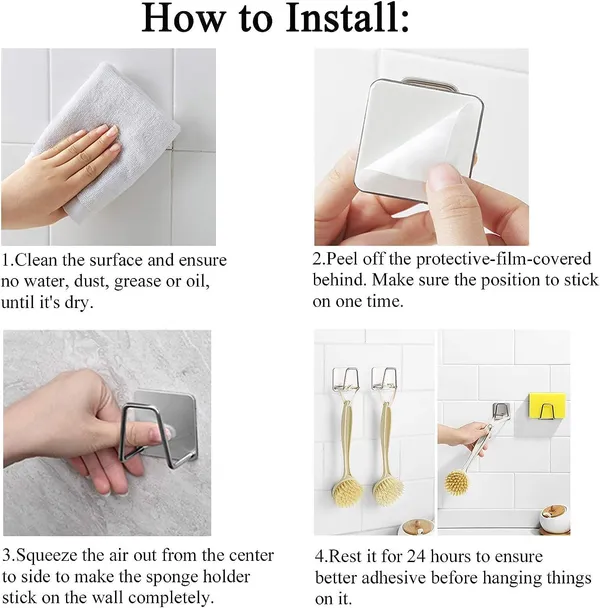 Adhesive_Sponge_Holder_Sink_Caddy_For_Kitchen_Accessories_Sus304_Stainless_Steel_Rust_Proof_Waterproof_Quick_Drying_2_Pack