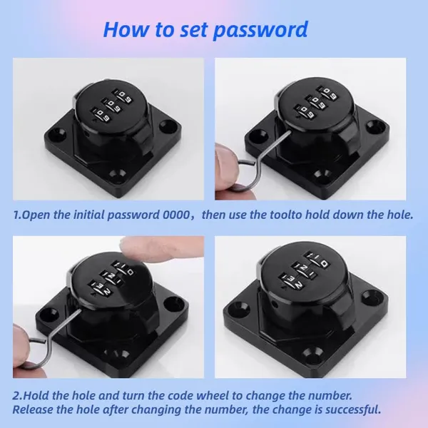 3_Digit_Combination_Cabinet_Lock_Keyless_Hasp_Latch_For_Cupboards_No_Drill_Installation_Zinc_Alloy_Construction_Privacy_Protection_Secure_Slide_Latch_Design_For_Home_And_Office_Use