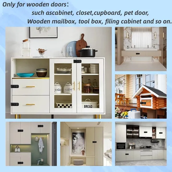 3_Digit_Combination_Cabinet_Lock_Keyless_Hasp_Latch_For_Cupboards_No_Drill_Installation_Zinc_Alloy_Construction_Privacy_Protection_Secure_Slide_Latch_Design_For_Home_And_Office_Use