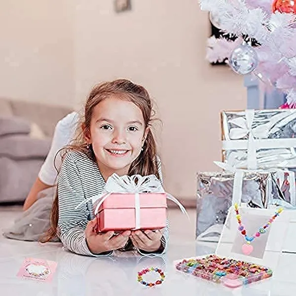 Fennec_Mart_Plastic_Beads_For_Kids_Crafts_Children_S_Jewelry_Making_Kit_Diy_Bracelets_Necklace_Hairband_And_Rings_Craft_Kits_Birthday_For_4_5_6_7_Year_Old_Little_Girls_Multicolor