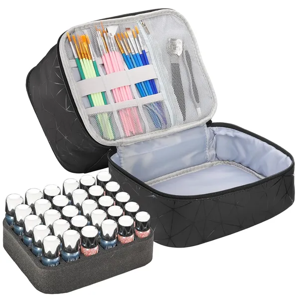 Zoofox_Nail_Polish_Organizer_Case_Double_Layer_Nail_Polish_Carrying_Bag_With_Handle_Pu_Leather_Nail_Organizers_And_Storage_Bag_For_Manicure_Accessories_Black