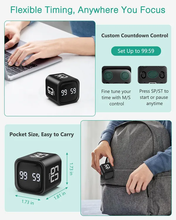Oria_Digital_Alarm_Clock_Countdown_Work_Alarm_Clock_Cube_Alarm_Clock_With_Gravity_Sensor_Led_Screen_5_10_30_And_60_Minutes_Quick_Setting_For_Cooking_Home_Study_And_Meetings_Black