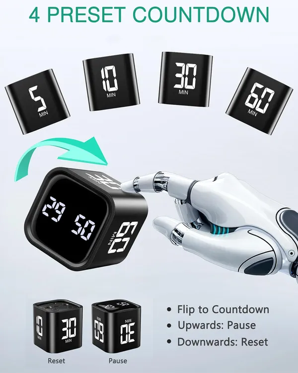 Oria_Digital_Alarm_Clock_Countdown_Work_Alarm_Clock_Cube_Alarm_Clock_With_Gravity_Sensor_Led_Screen_5_10_30_And_60_Minutes_Quick_Setting_For_Cooking_Home_Study_And_Meetings_Black