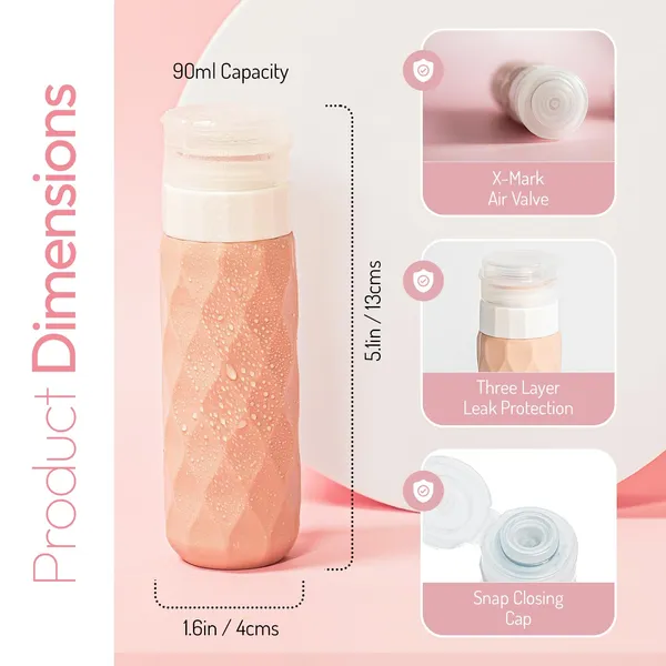 Toiletries_Travel_Bottles_Caa_Approved_90ml_Silicone_Travel_Bottles_Leak_Proof_Squeegee_Travel_Size_Containers_Travel_Supplies_For_Lotion_Soap_Shampoo_4_Pack_Apricot