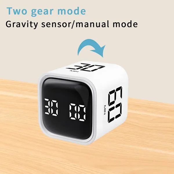 Qumox_Pomodoro_Timer_Cube_Productivity_Timer_With_Adjustable_Sound_And_Vibration_Alert_Ideal_For_Work_Office_Adhd_Study_And_Tasks_5_10_30_60_Minutes_Custom_Countdown_White